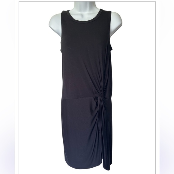 Fifteen Twenty Black Side Twist Tank Dress Excellent Size S - Picture 2 of 8